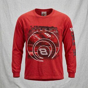 Chase Authentics Dale Earnhardt Jr #8 Budweiser Mens XL Red Y2K Long Sleeve